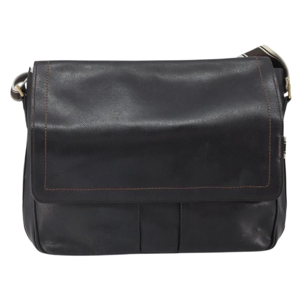 Salvatore Ferragamo Leather Shoulder Bag Brown